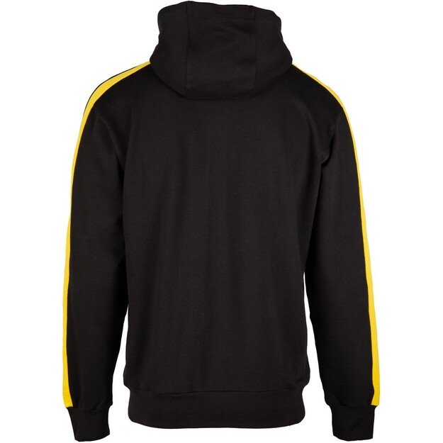 Gorilla Wear Banks Oversized Hoodie - Black/Yellow