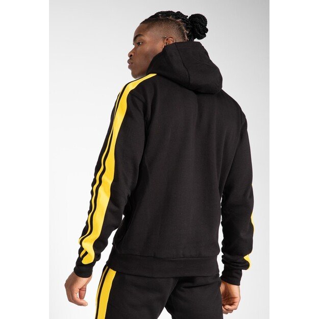 Gorilla Wear Banks Oversized Hoodie - Black/Yellow