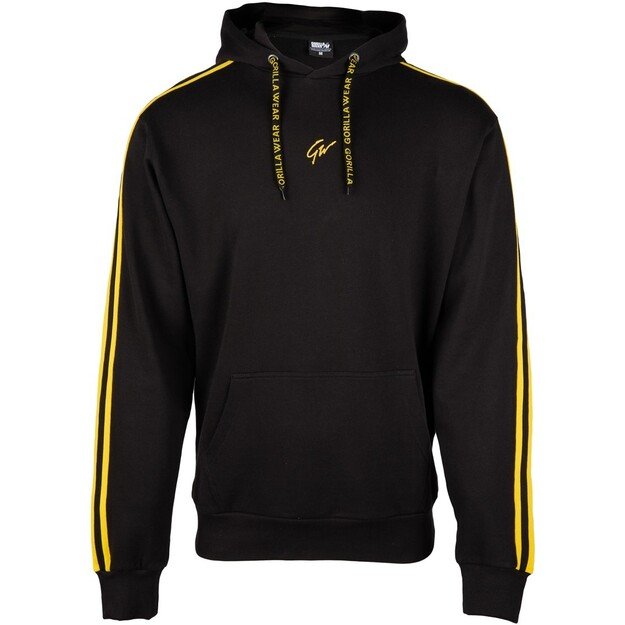 Gorilla Wear Banks Oversized Hoodie - Black/Yellow