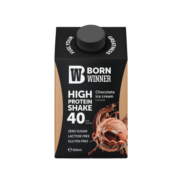 Born Winner Protein Shake &ndash; Chocolate Ice Cream 500 ml