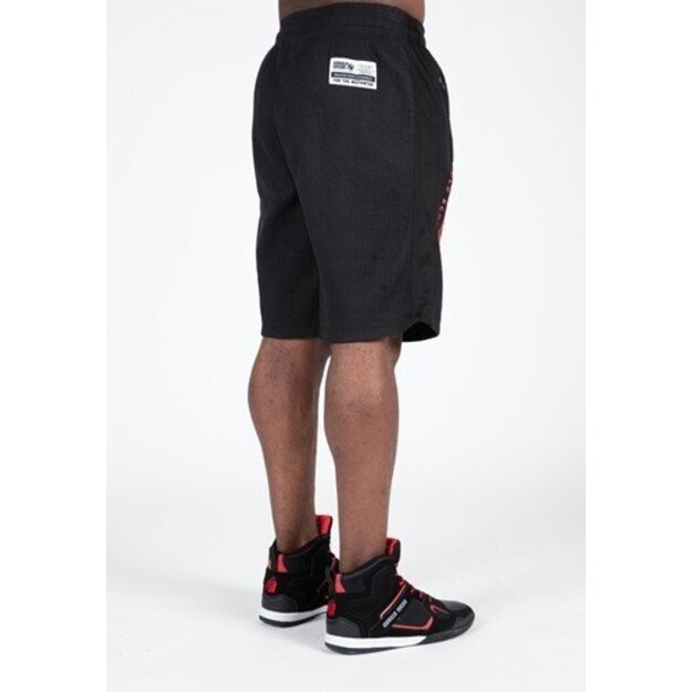 Gorilla Wear Augustine Old School Shorts - Black/Red