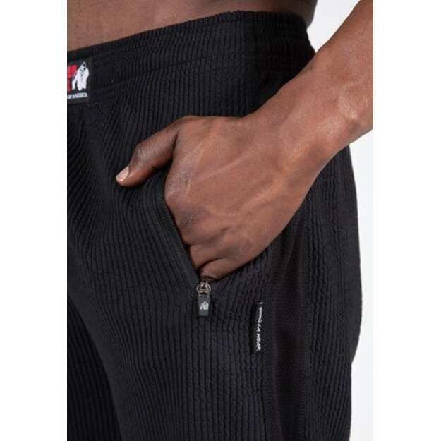 Gorilla Wear Augustine Old School Shorts - Black/Red