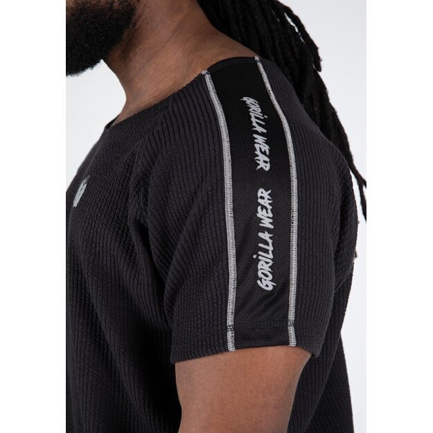 Gorilla Wear Buffalo Old School Workout Top - Black/Gray