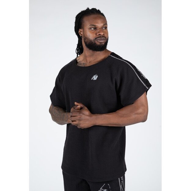 Gorilla Wear Buffalo Old School Workout Top - Black/Gray