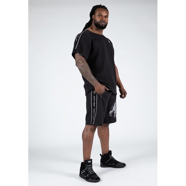 Gorilla Wear Buffalo Old School Workout Top - Black/Gray