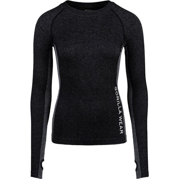 Gorilla Wear Selah Seamless Long Sleeve - Black