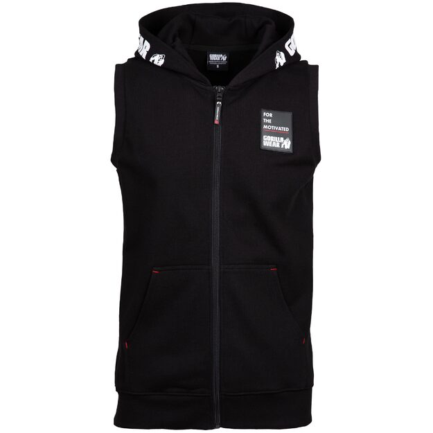 Gorilla Wear Milwaukee S/L Zipped Hoodie - Black