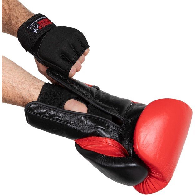 Gorilla Wear Gel Glove Wraps - Black/White