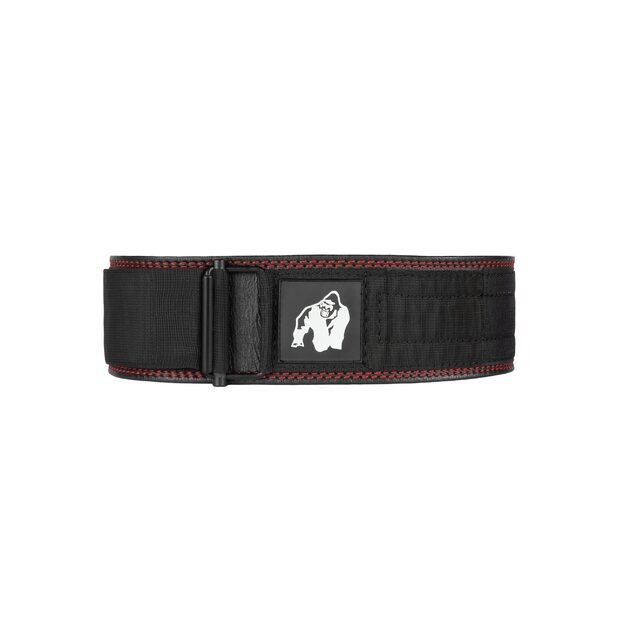 Gorilla Wear 4 Inch Premium Leather Lifting Belt - Black