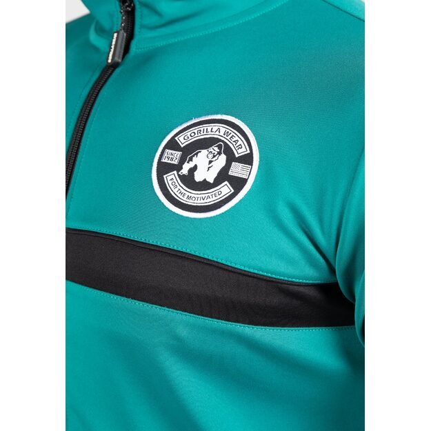 Gorilla Wear Vernon Track Jacket - Teal Green