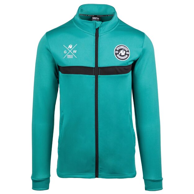 Gorilla Wear Vernon Track Jacket - Teal Green