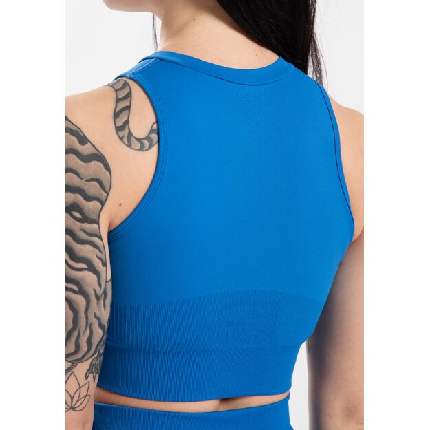 Gorilla Wear Olivia Seamless Crop Top - Blue