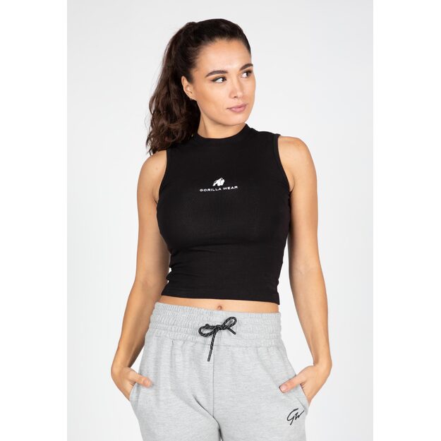 Gorilla Wear Livonia Crop Top - Black 1