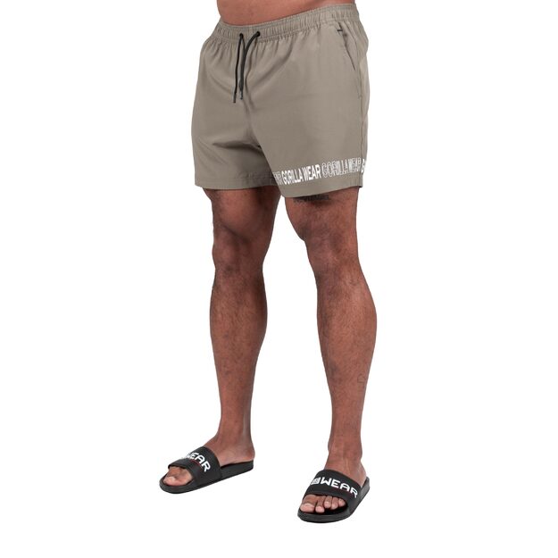 Gorilla Wear Otis Swim Shorts - Army Green maudymosi šortai