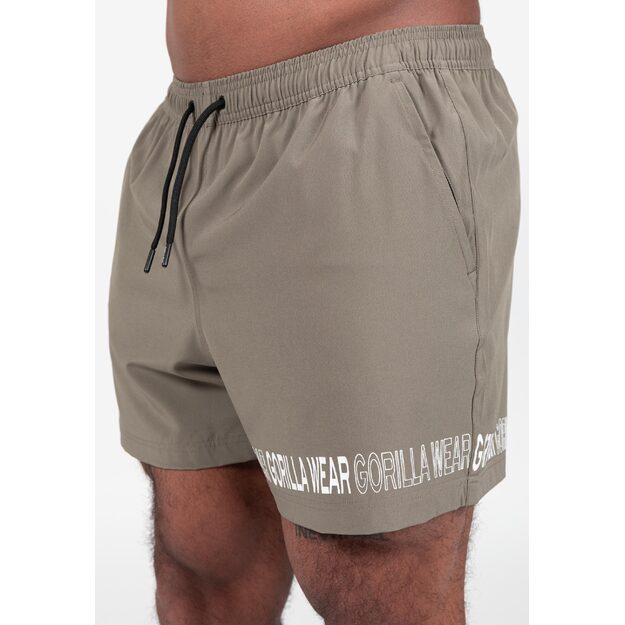 Gorilla Wear Otis Swim Shorts - Army Green maudymosi šortai