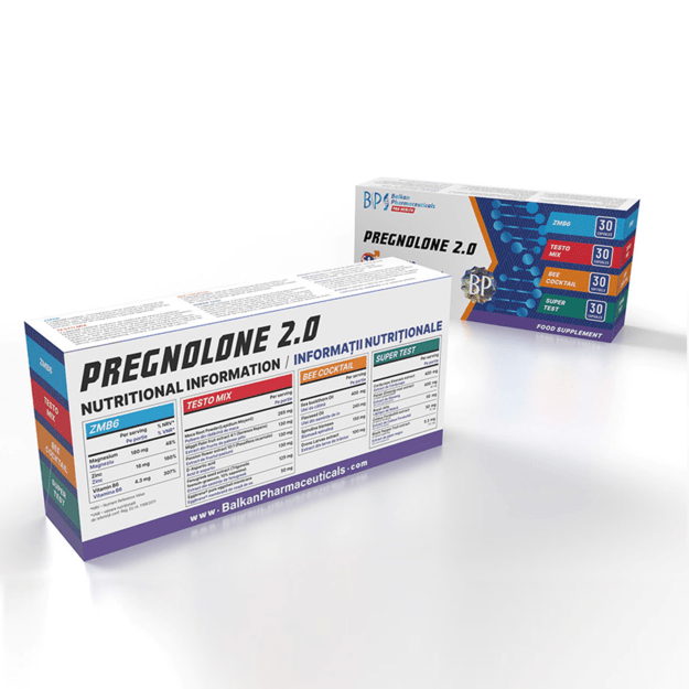 BalkanPharmaceuticals Pregnolone 2.0 120 kaps 1 BalkanPharmaceuticals Pregnolone 2.0 120 kaps 1
