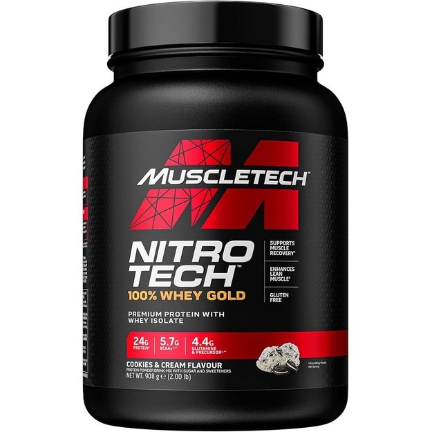 MuscleTech Izoliatas Nitro-Tech 908 kg