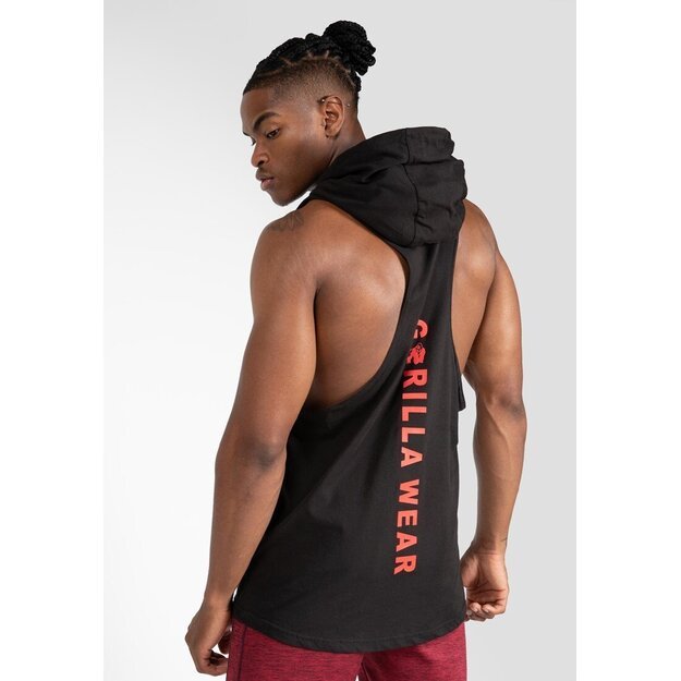 Gorilla Wear Lawrence Hooded Tank Top - Black 