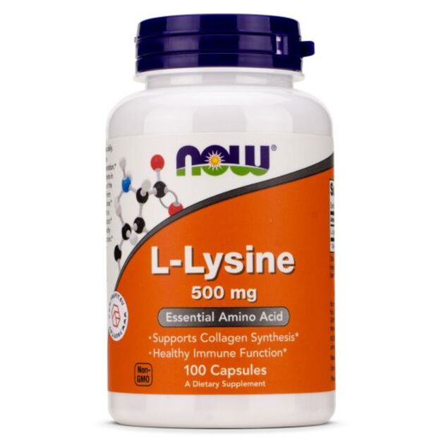 Now Foods L-Lysine 500 mg 100 tabl Now Foods L-Lysine 500 mg 100 tabl