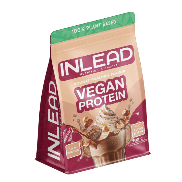 Inlead Vegan Protein 500g Nougat Pralines Inlead Vegan Protein 500g Nougat Pralines