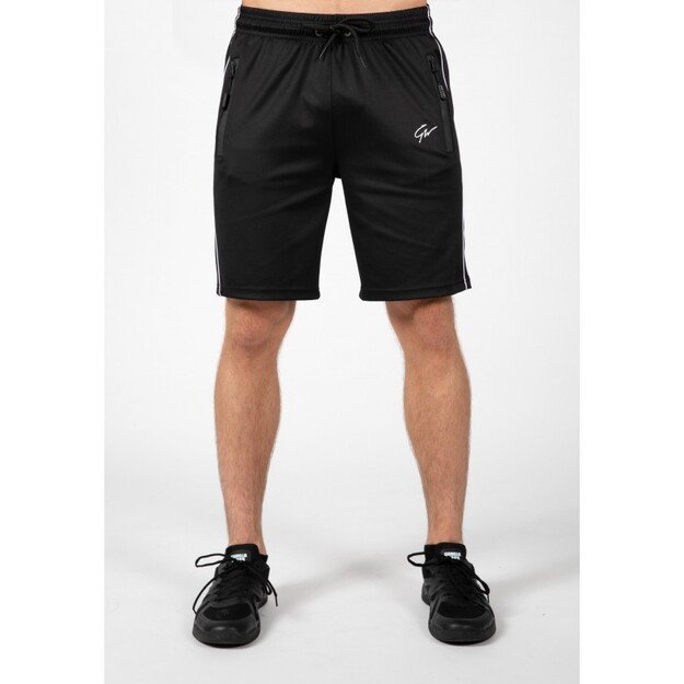 Gorilla Wear Wenden Track Shorts - Black/White