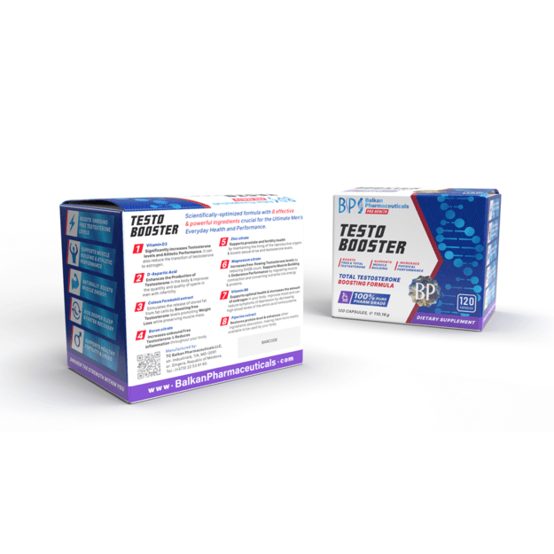 BalkanPharmaceuticals TESTO Booster 120 kaps 1