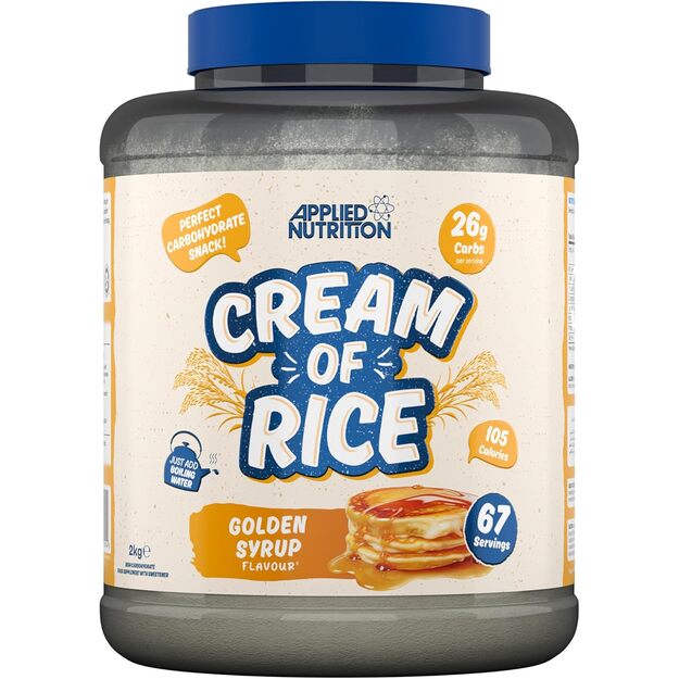 Applied Nutrition Cream of Rice 2000 gr Golden Syrup Applied Nutrition Cream of Rice 2000 gr Golden Syrup