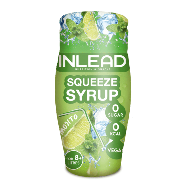 Inlead Squeeze Sirupas 65ml vandeniui paskaninti (Mojito) Inlead Squeeze Sirupas 65ml vandeniui paskaninti (Mojito)