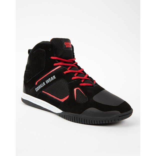 Gorilla Wear Troy High Tops - Black/Red