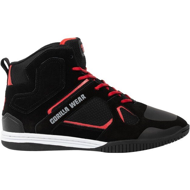 Gorilla Wear Troy High Tops - Black/Red