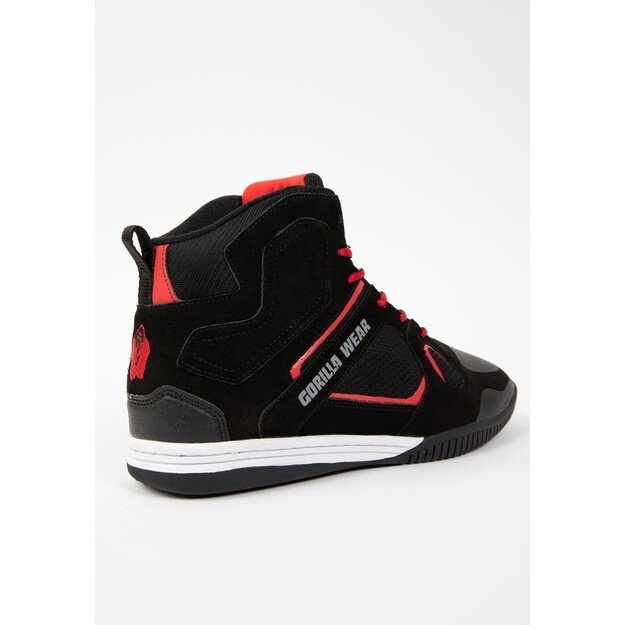 Gorilla Wear Troy High Tops - Black/Red