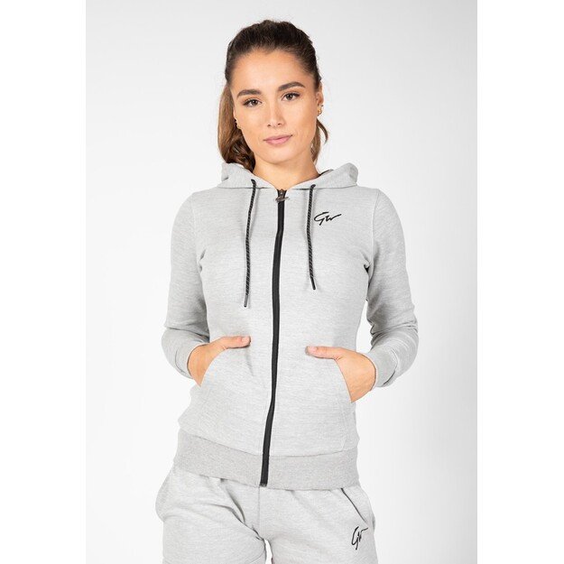 Gorilla Wear Pixley Zipped Hoodie - Gray 1