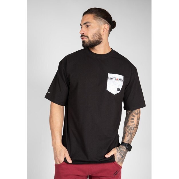 Gorilla Wear Dover Oversized T-Shirt - Black