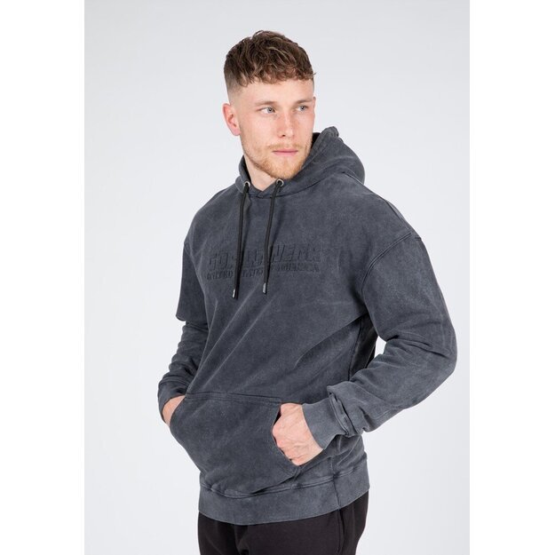 Gorilla Wear Crowley Mens Oversized Hoodie - Washed Gray 1