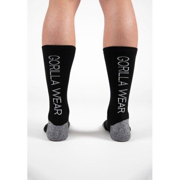 Gorilla Wear Performance Crew Socks - Black