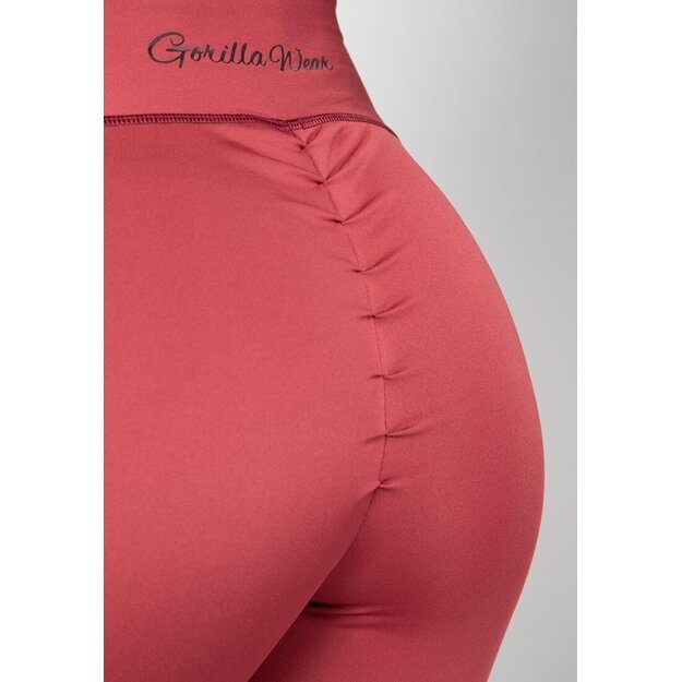 Gorilla Wear Kaycee Tights - Burgundy Red