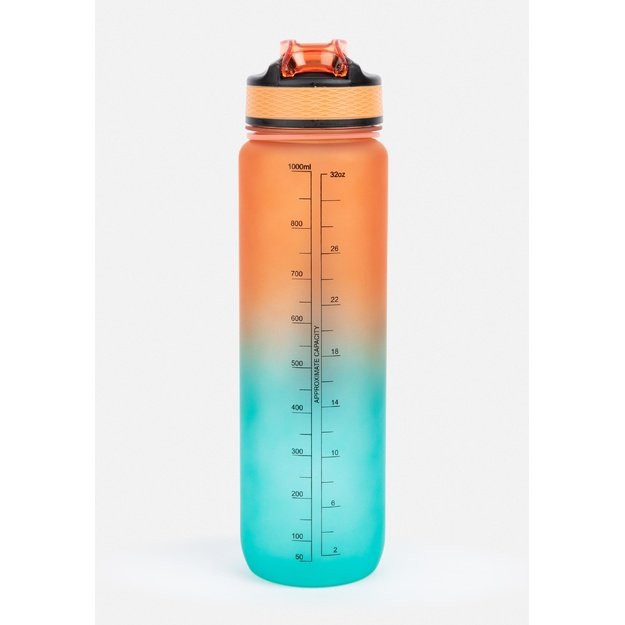Gorilla Wear Gradient Water Bottle 1000ML - Green/Orange