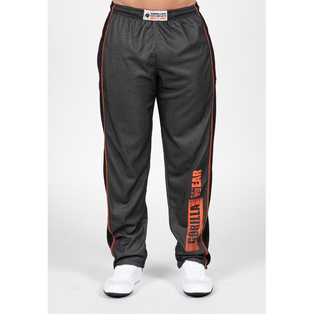 Gorilla Wear Wallace Mesh Pants - Gray/Orange