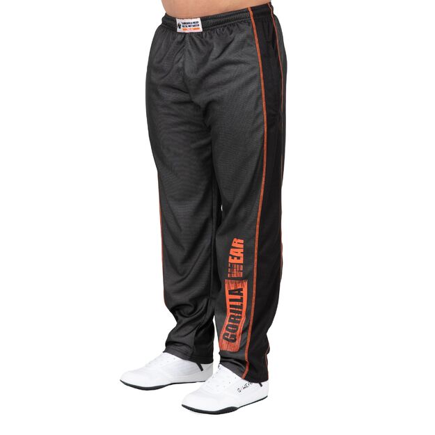 Gorilla Wear Wallace Mesh Pants - Gray/Orange