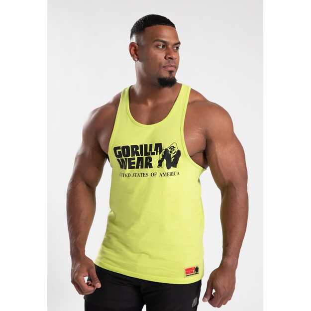 Gorilla Wear Classic Tank Top - Wild Lime 1