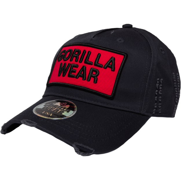 Gorilla Wear Harrison Cap - Black/Red