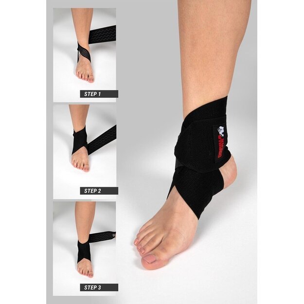 Gorilla Wear Ankle Wraps - čiurnos įtvaras