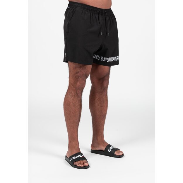 Gorilla Wear Otis Swim Shorts - Black maudymosi šortai