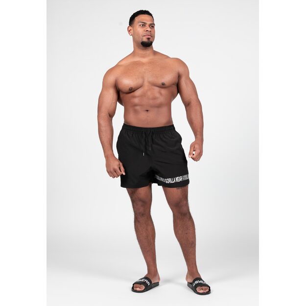 Gorilla Wear Otis Swim Shorts - Black maudymosi šortai