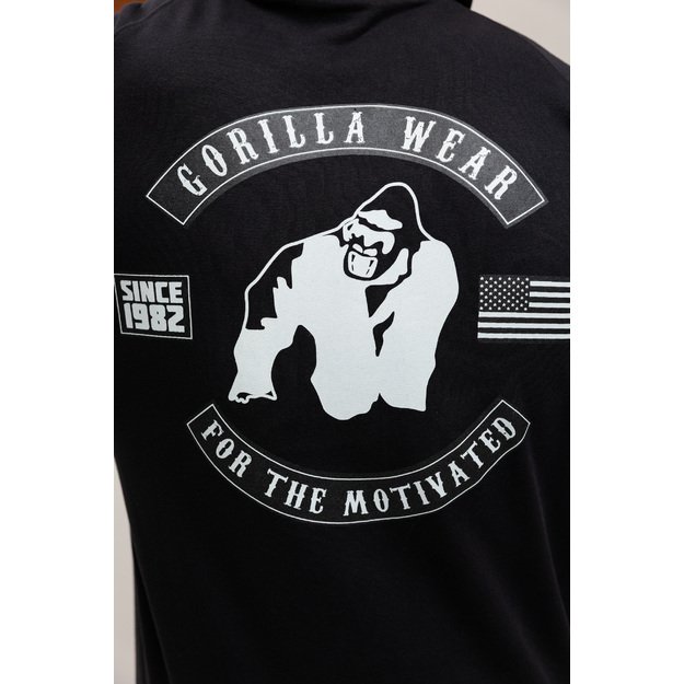 Gorilla Wear Huntley Sleeveless Hoodie Black 6