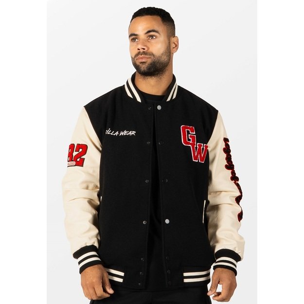 Gorilla Wear Saint Louis Varsity Jacket - Black