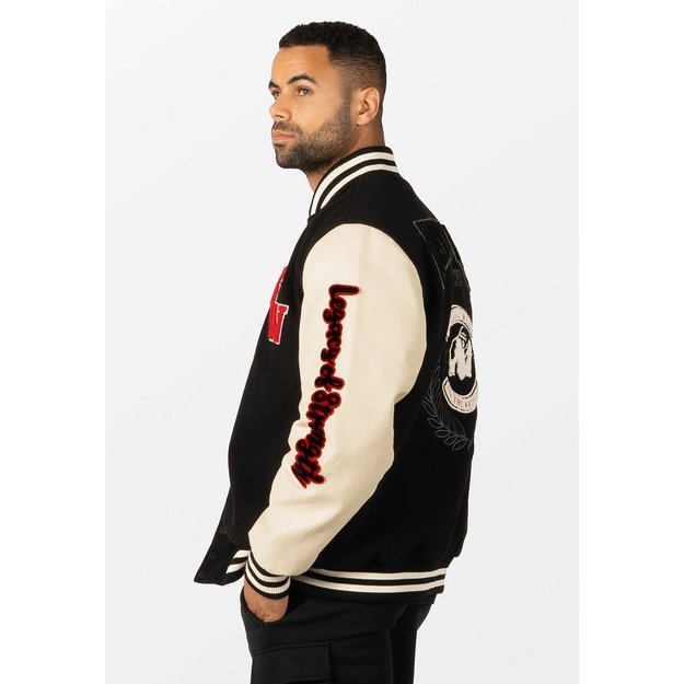 Gorilla Wear Saint Louis Varsity Jacket - Black 5
