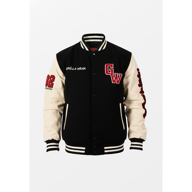 Gorilla Wear Saint Louis Varsity Jacket - Black 6