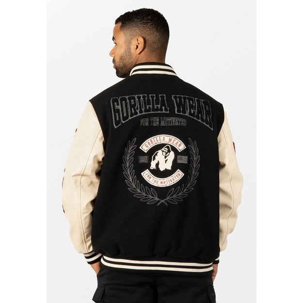 Gorilla Wear Saint Louis Varsity Jacket - Black 7