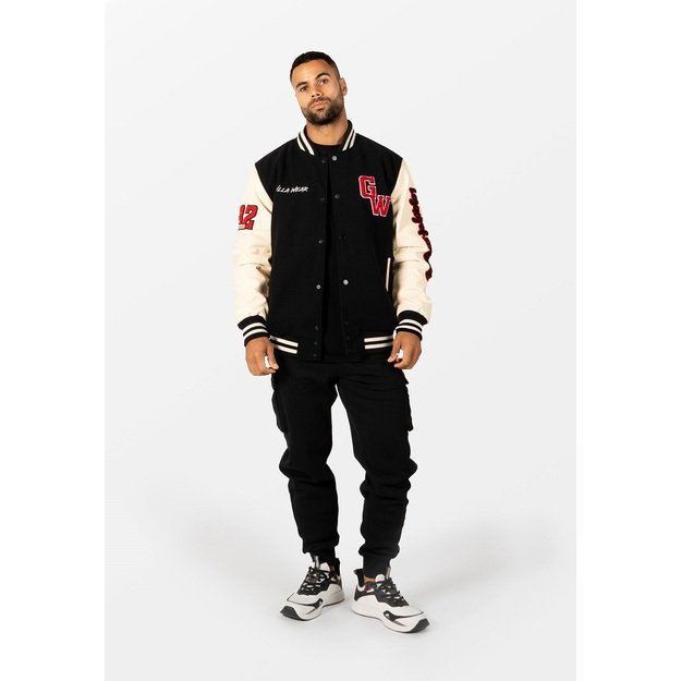Gorilla Wear Saint Louis Varsity Jacket - Black 1